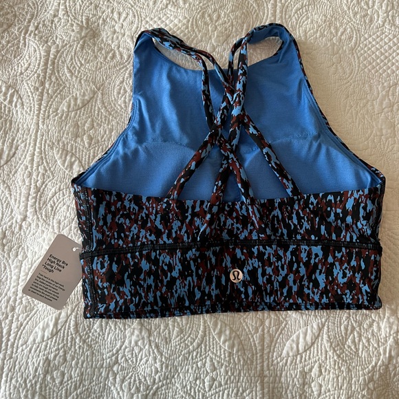 Lululemon Energy High-Neck Longline Bra *Medium Support, B–D Cups (Sz 4) - Picture 7 of 8